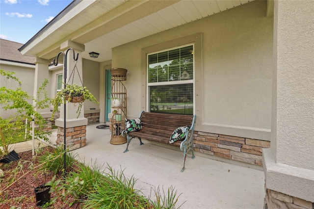 view of patio / terrace featuring a porch