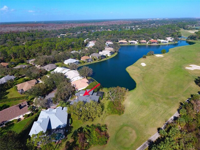 23 Augusta Trl, Palm Coast, FL 32137 - bird's eye view featuring a residential view and a water view
