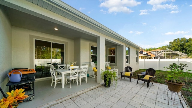 view of patio