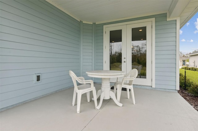 view of patio