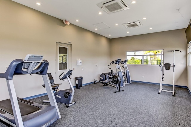 view of exercise room