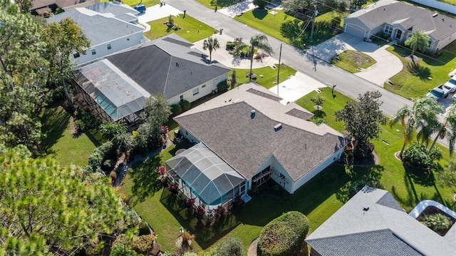 birds eye view of property featuring a residential view