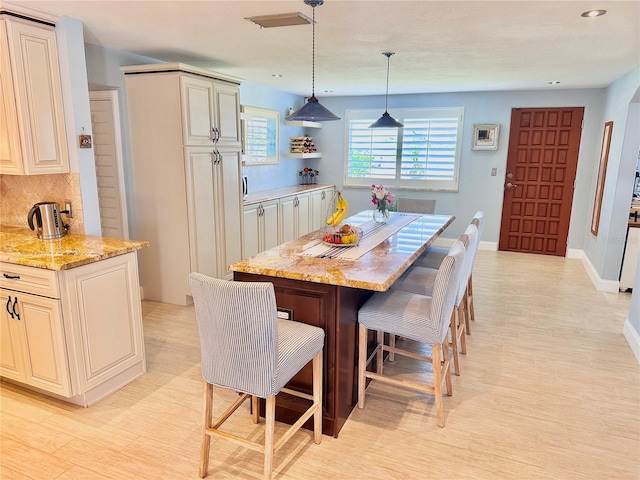 view of dining area