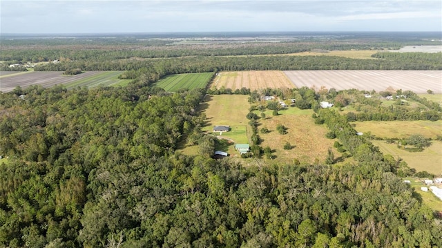 bird's eye view featuring a rural view