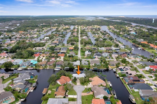 34 Clermont Ct, Palm Coast, FL 32137 - aerial view of property's location with a nearby body of water and nearby suburban area