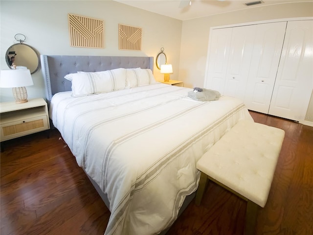 32 Woodward Ln, Palm Coast, FL 32164 - bedroom featuring a closet and wood finished floors