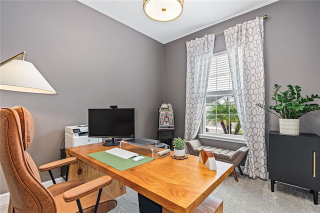 597 Mosaic Blvd, Daytona Beach, FL 32124 - view of carpeted home office