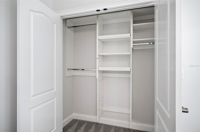 view of closet