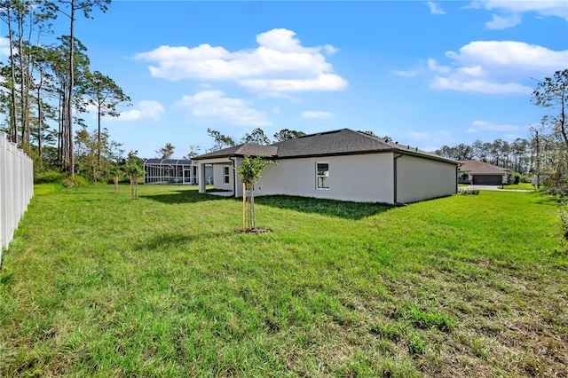 exterior space with a lanai