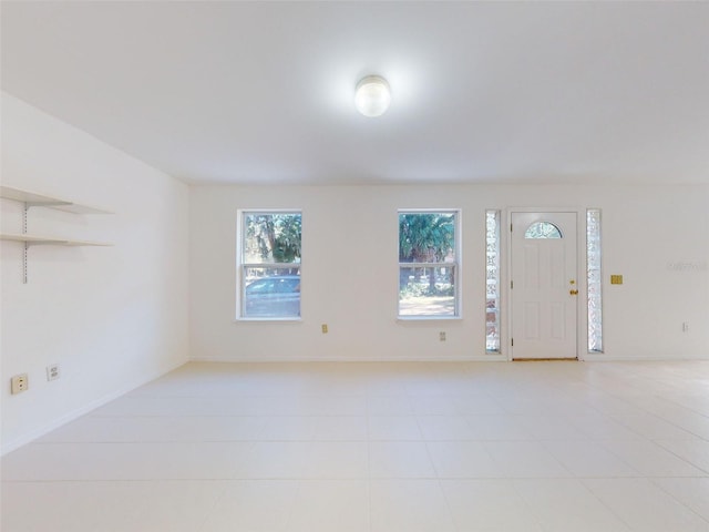 view of entrance foyer