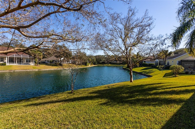 property view of water