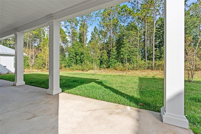 view of patio