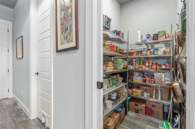 view of pantry