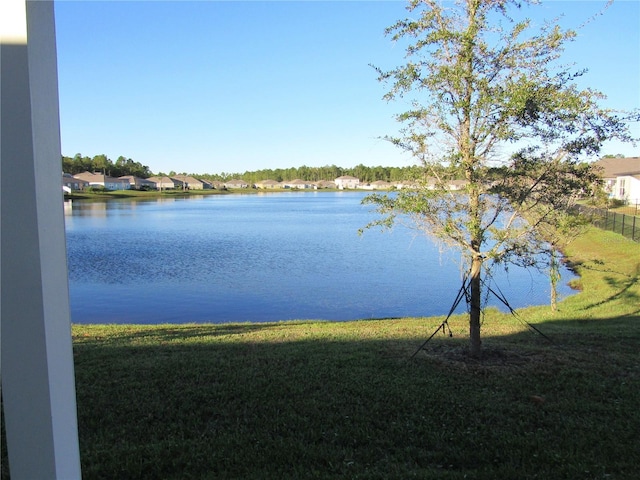 view of water feature