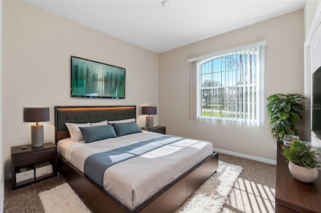 bedroom featuring carpet floors