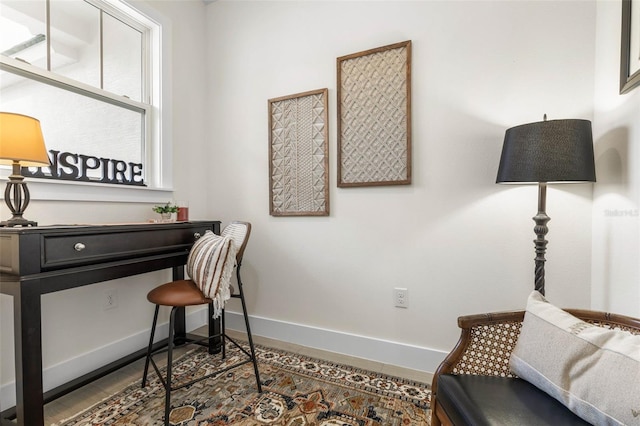 19 Essex Ln, Palm Coast, FL 32164 - tiled office featuring baseboards
