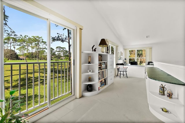 7 Jasmine Run, Ormond Beach, FL 32174 - hall with vaulted ceiling