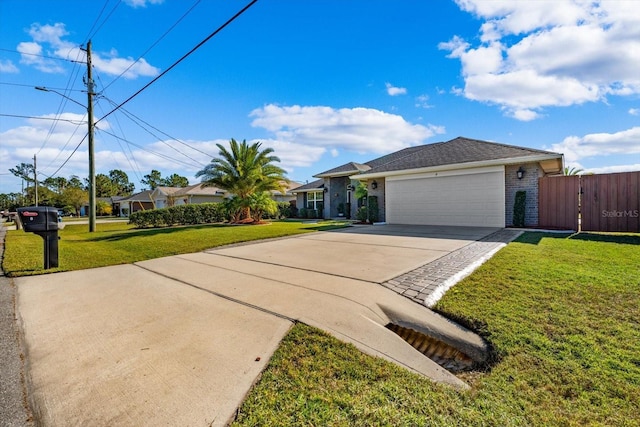 6 Lindsay Dr, Palm Coast, FL 32137 - ranch-style home with driveway, an attached garage, and brick siding