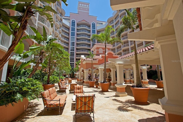 view of community lobby