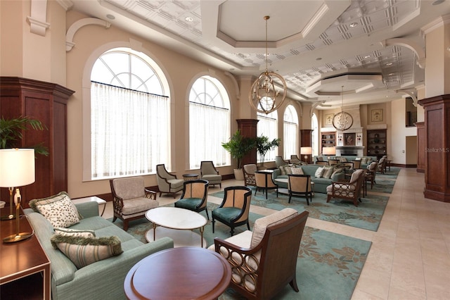 200 Ocean Crest Dr Unit 515, Palm Coast, FL 32137 - community lobby with recessed lighting