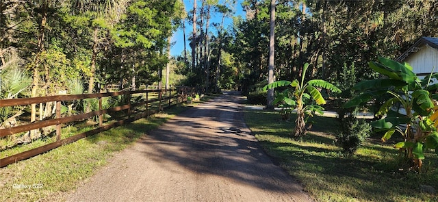 view of road