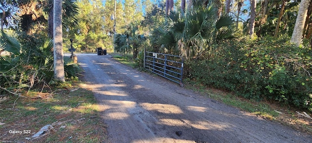 view of road