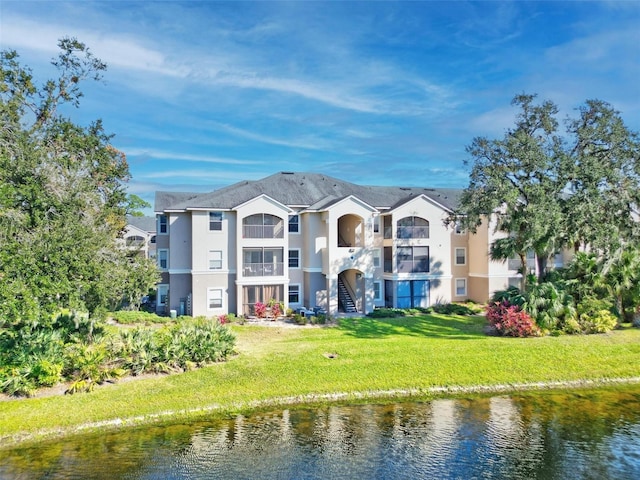 view of property featuring a water view