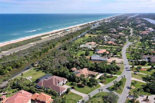 67 Island Estates Pkwy, Palm Coast, FL 32137 - aerial view of property and surrounding area featuring expansive coastline and nearby suburban area