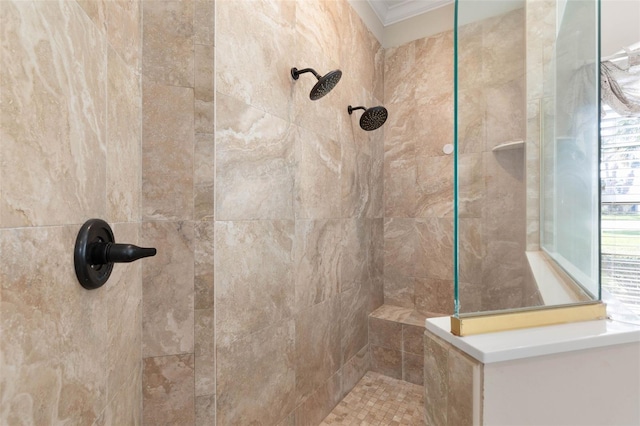 67 Island Estates Pkwy, Palm Coast, FL 32137 - full bath with walk in shower and crown molding
