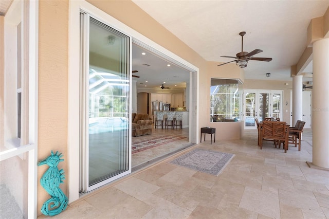 67 Island Estates Pkwy, Palm Coast, FL 32137 - sunroom / solarium with french doors