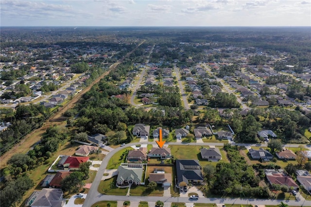 54 Fieldstone Ln, Palm Coast, FL 32137 - aerial overview of property's location featuring nearby suburban area