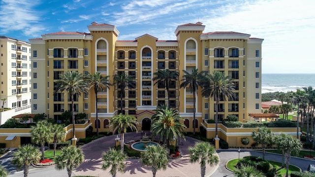 view of property featuring a water view