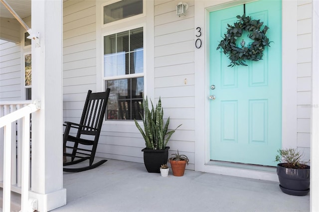 view of entrance to property