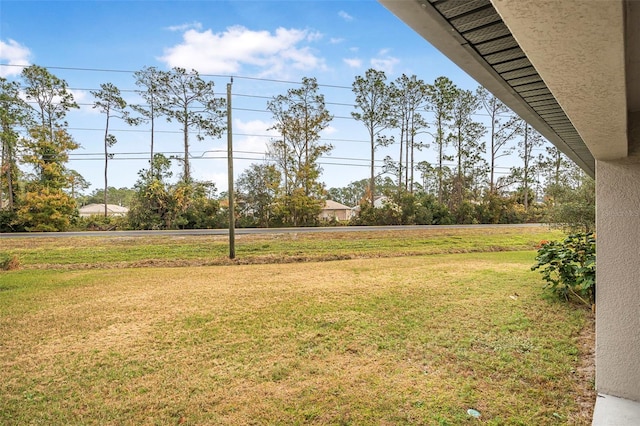 view of yard