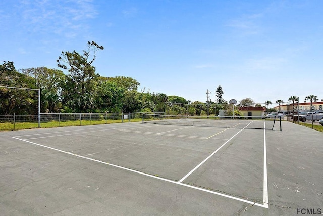 view of sport court