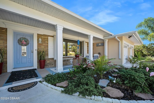 view of entrance to property