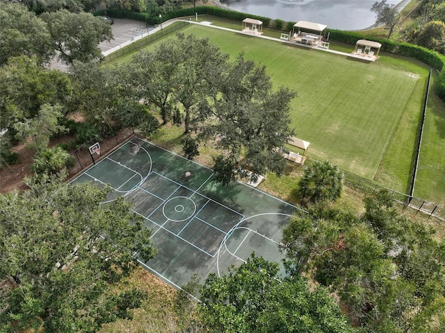 view of basketball court