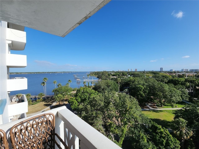 935 N Halifax Ave Unit 602, Daytona Beach, FL 32118 - balcony with a water view