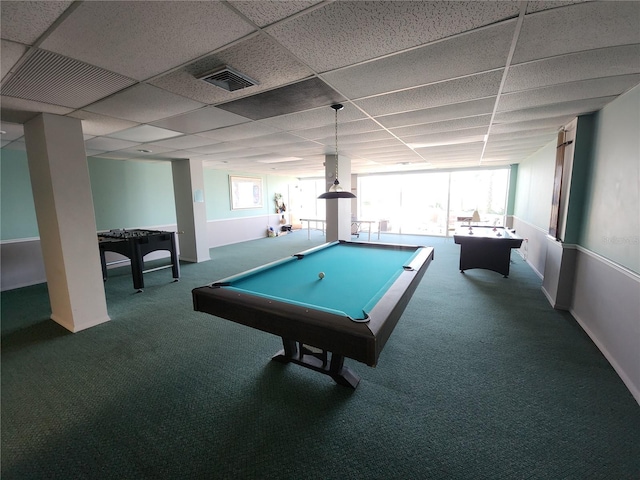 935 N Halifax Ave Unit 602, Daytona Beach, FL 32118 - playroom with visible vents, carpet flooring, and a wealth of natural light
