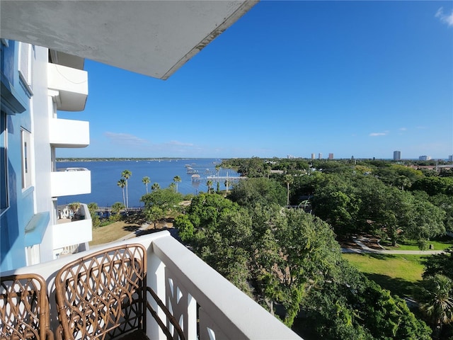 935 N Halifax Ave Unit 602, Daytona Beach, FL 32118 - balcony with a water view