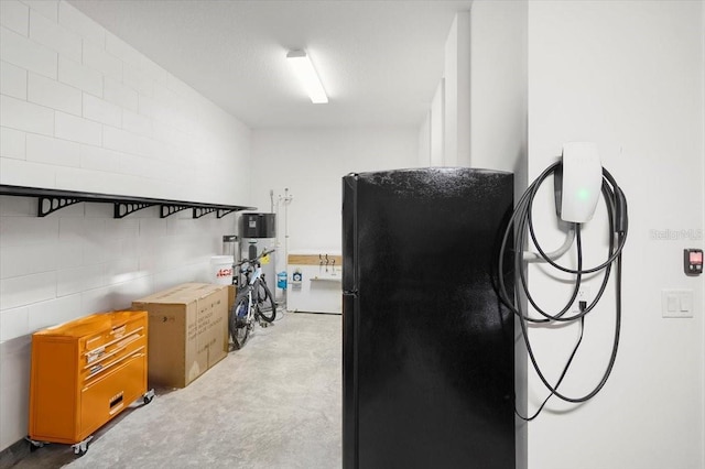 kitchen with wooden counters