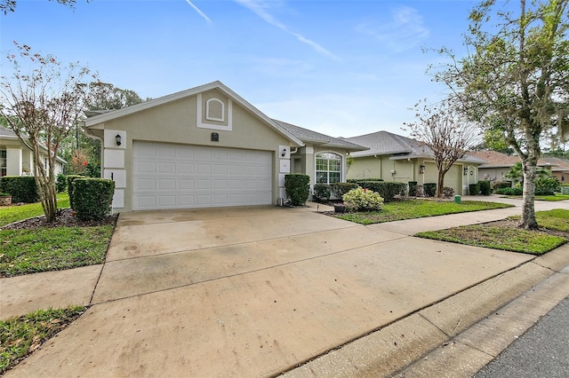 ranch-style house with a garage