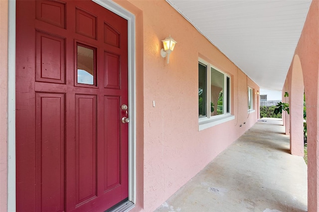 view of entrance to property