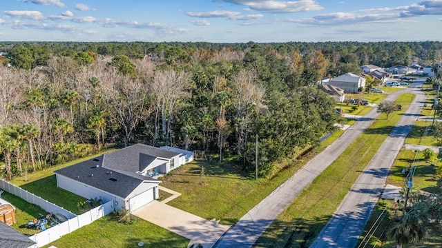 drone / aerial view