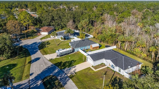 drone / aerial view