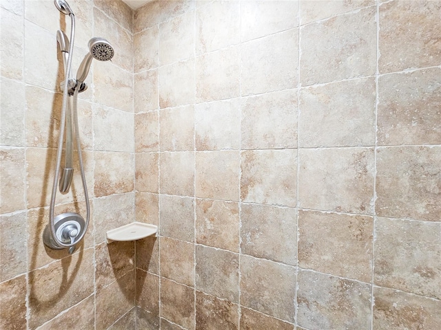 details featuring a tile shower