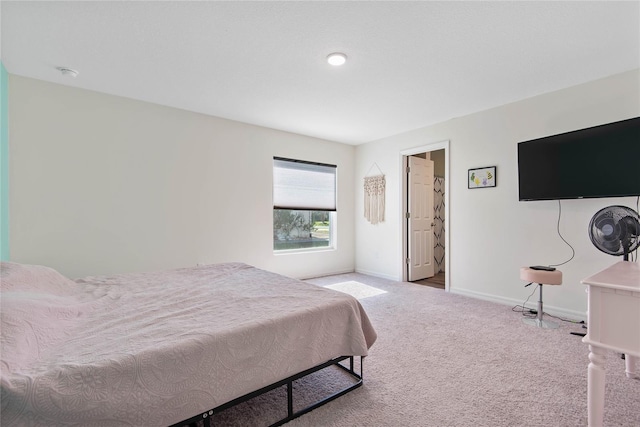 bedroom featuring carpet floors