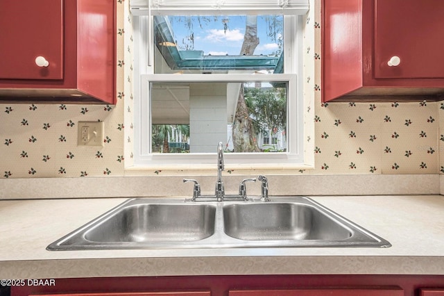 kitchen featuring sink