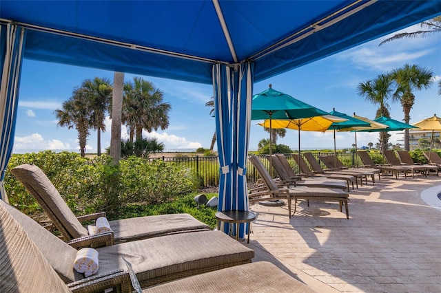 view of patio