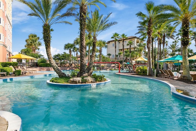 view of pool